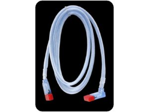 Revoltec S-ATA Cable 90° angeled, 100cm UV-Active Silver