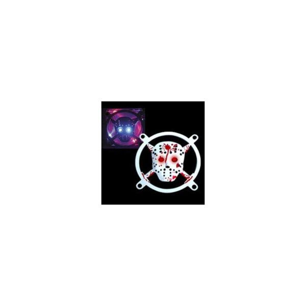 SB LED STEEL FAN GRILL JASONS HINY WHITE RED