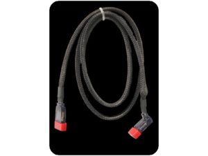 Revoltec S-ATA Cable 90° angeled, 100cm UV-Active Black