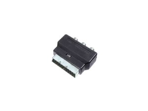 Scart Adaptor audio/video HQ scart to 3x cinch + svhs