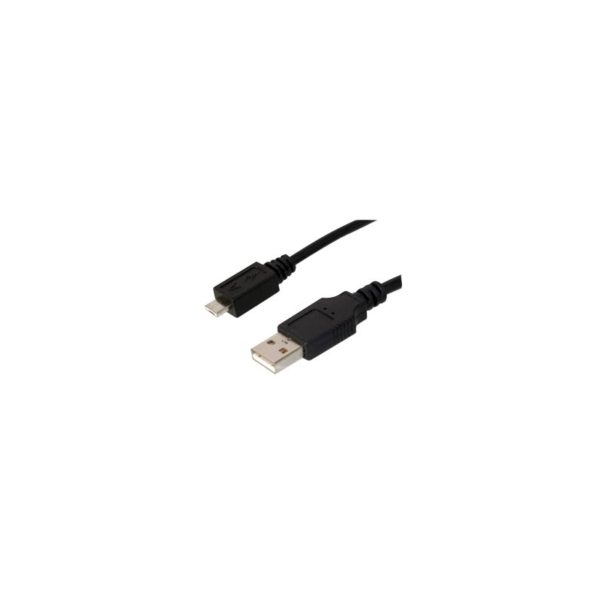 USB cable USB A to Micro USB A Black 2M