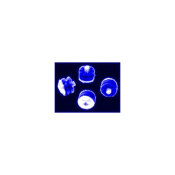 HDD Rubber Screw UV Blue