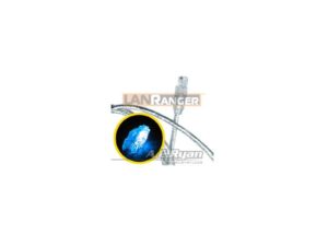 ACRyan Lan Ranger Cat6 3m UV Silver Blue led