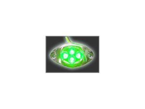 4 Cluster Lazer LED Green