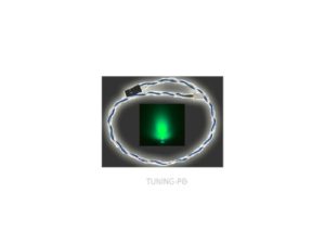 Tailed Led 3mm Green 3Pin