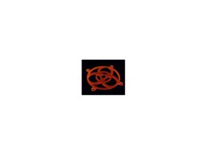 Bitspower Fan Grill BIOHAZARD UV Red 80mm