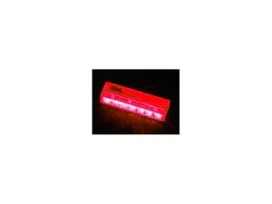 7 Spread Clear Box LED Red