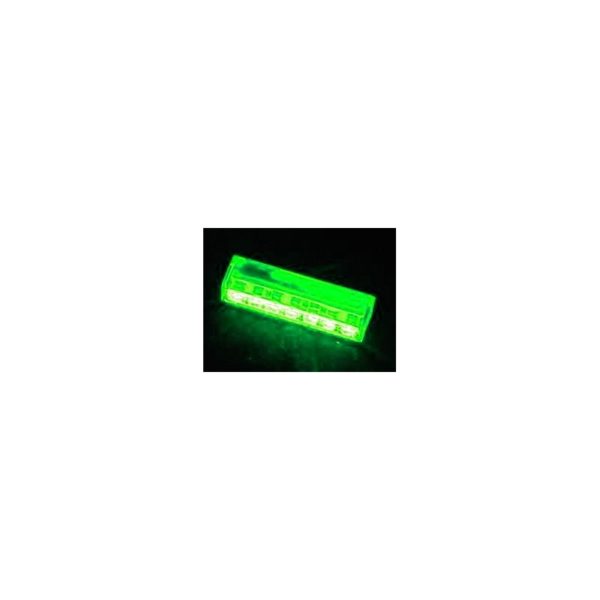7 Spread Clear Box LED Green
