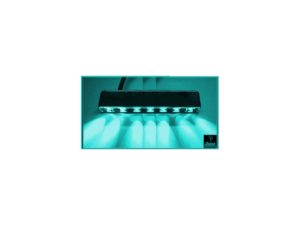 Lazer 7 Spread LED Teal Chrome