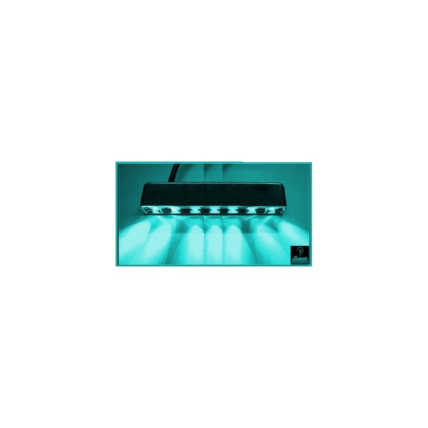 Lazer 7 Spread LED Teal Chrome