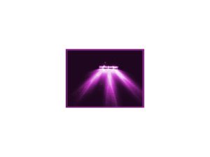 Lazer 3 Spread LED Magenta Black