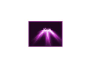 Lazer 3 Spread LED Magenta Black