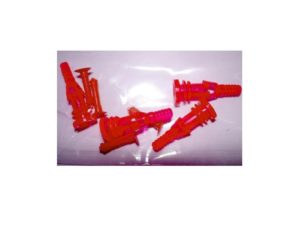 Rubber Screw Delux 4PC UV Red