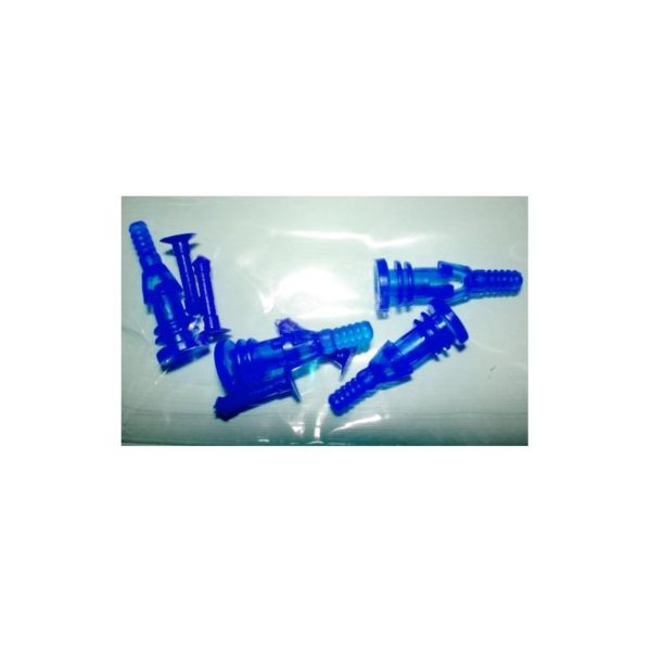 Rubber Screw Delux 4PC UV Blue