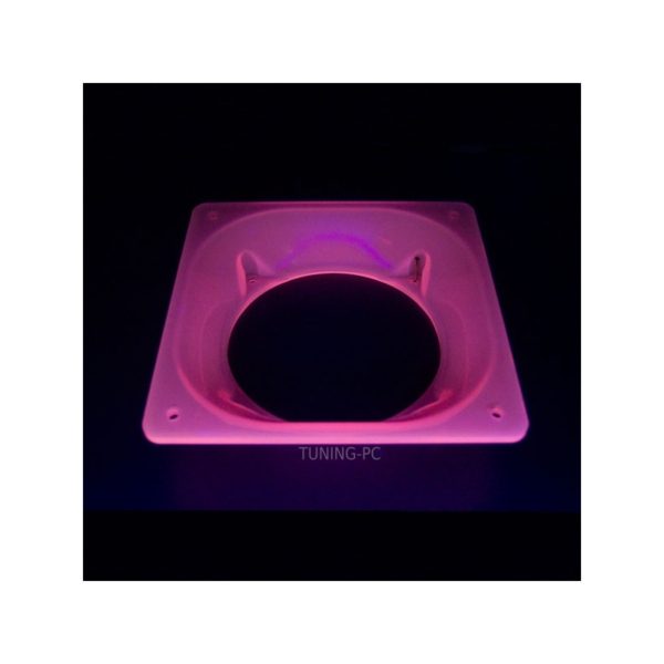 Fan adapter Acryl 120-140mm Red UV