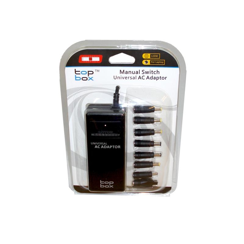 TopBox 120W AC Chargeur Universel TopBox 120W AC Chargeur Universel