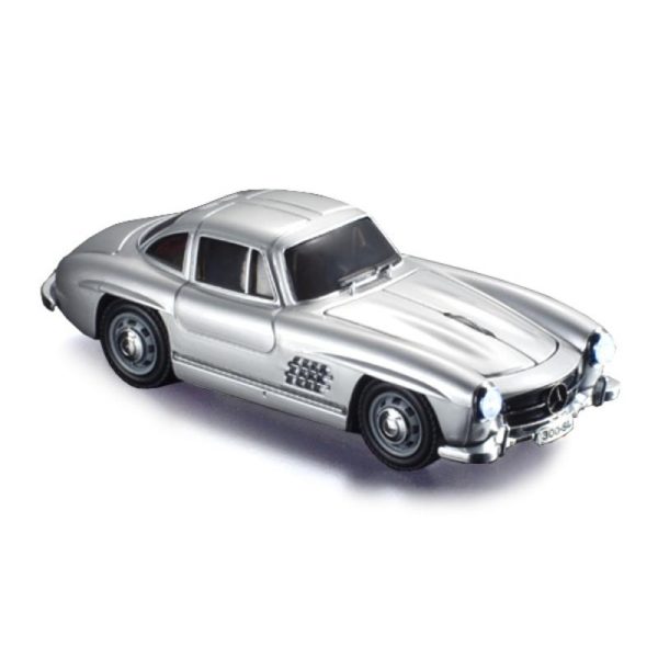 Souris Sans Fil Eclairée Mercedes 300SL Argenté