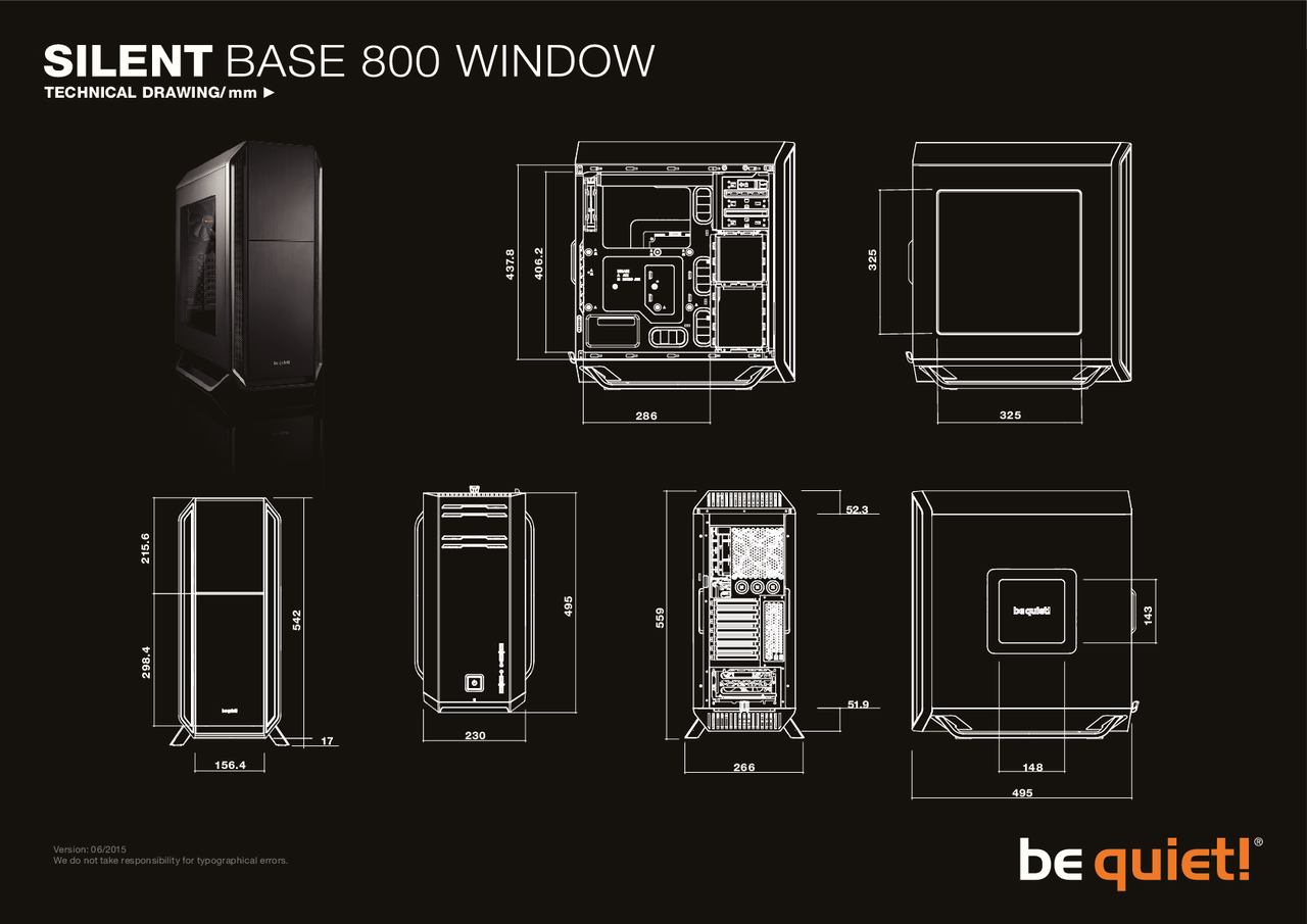 Be Quiet ! Silent Base 800, Noir - Version fenêtre - Boitier PC